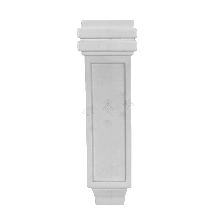 Urban Slim White Shaker Painted White Corbel Flat Design Small