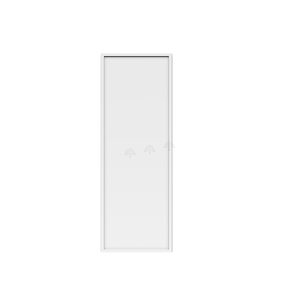 Urban Slim White Shaker Painted Finish Pantry Cabinet Section with 1 Door