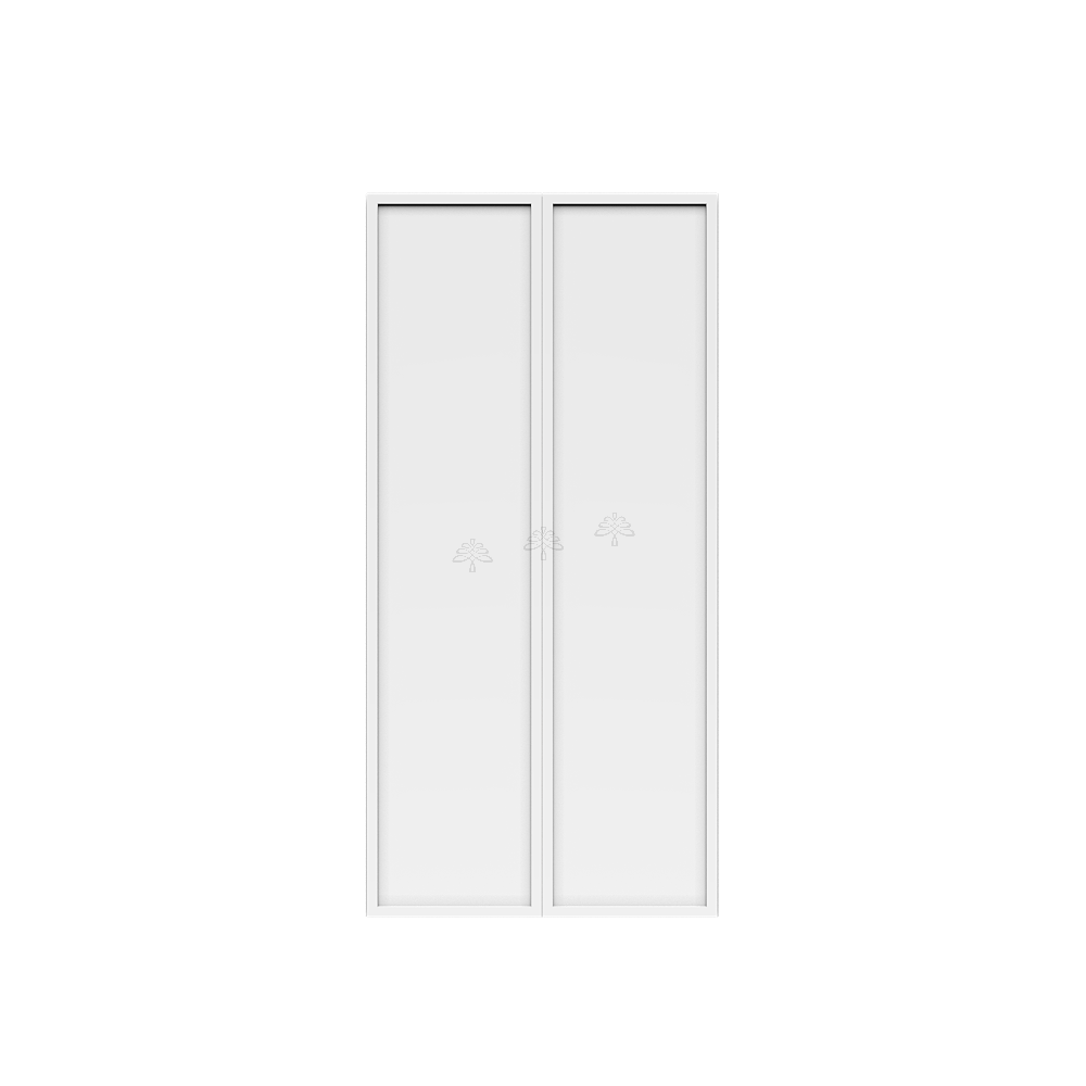Urban Slim White Shaker Painted Finish Pantry Cabinet Section with 2 Doors