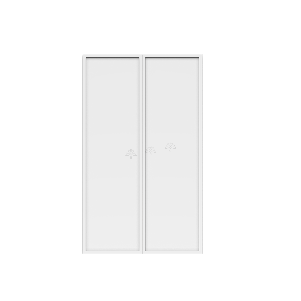 Urban Slim White Shaker Painted Finish Pantry Cabinet Section with 2 Doors