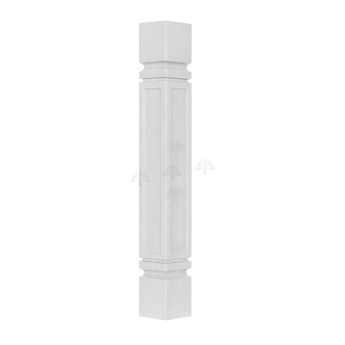 Urban Slim White Shaker Painted White Spool Flat Design