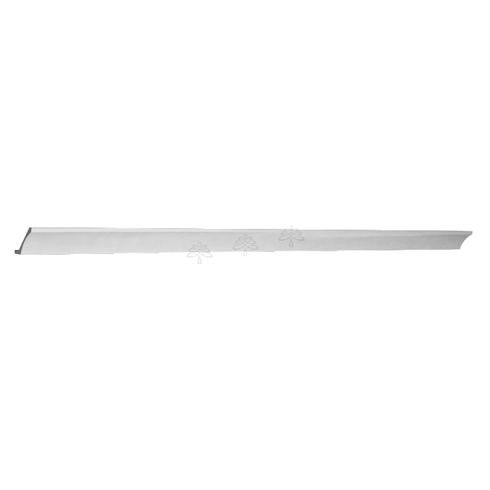 Urban Slim White Shaker Painted White Wall Cove Molding