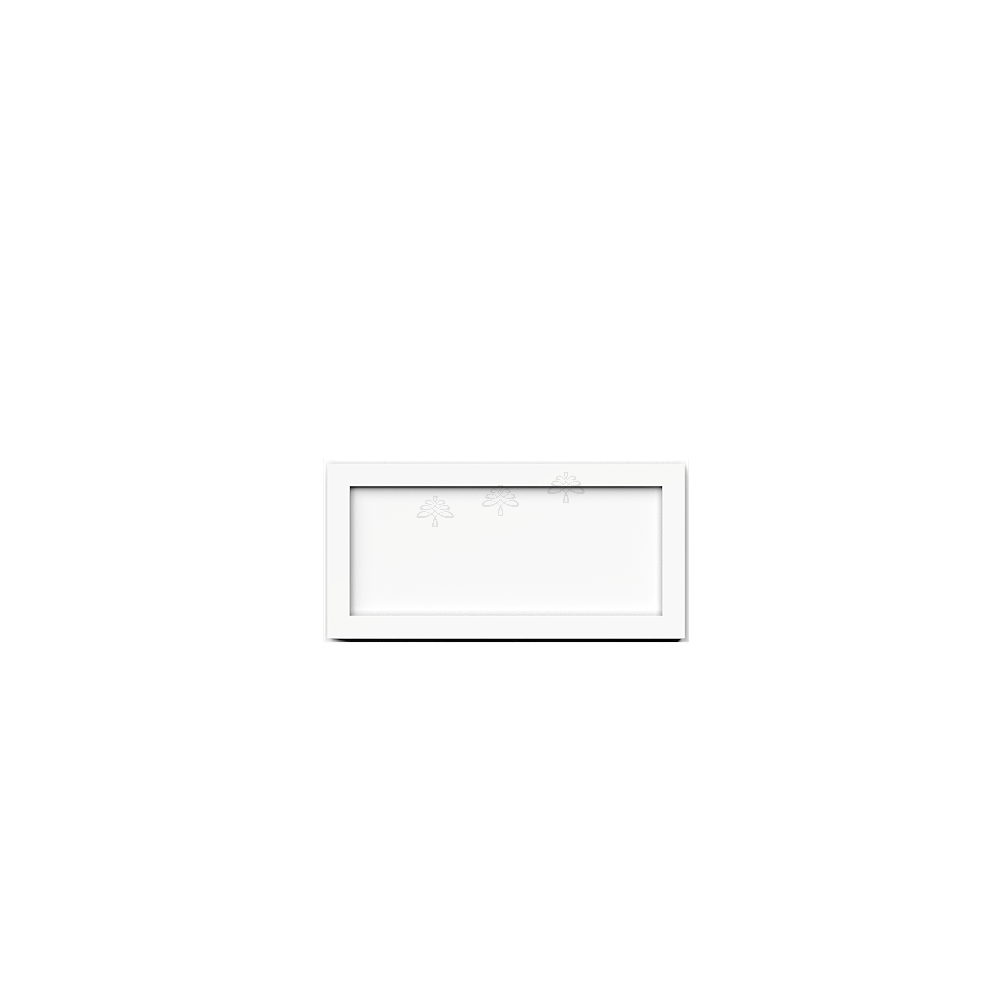 Urban Slim White Shaker Painted Finish Wall Drawer
