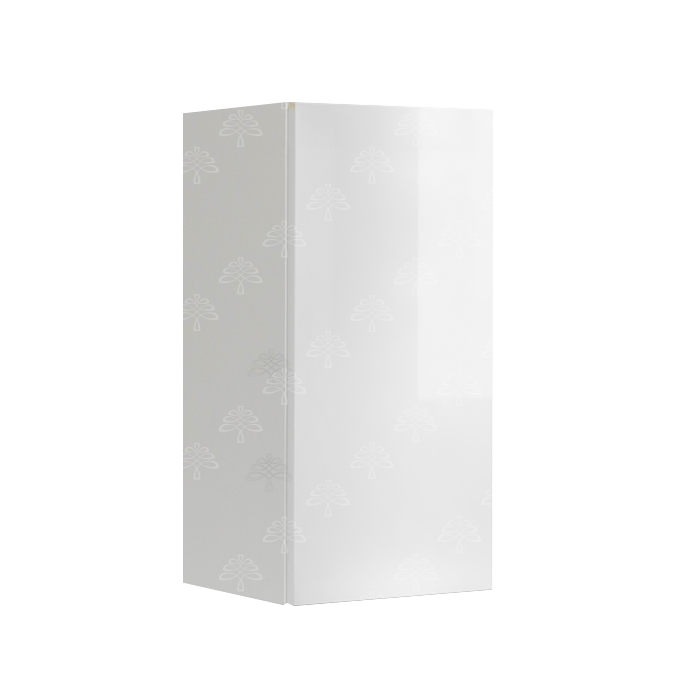 Valencia White Series Wall Cabinet with 1 Door and 42-inch Height