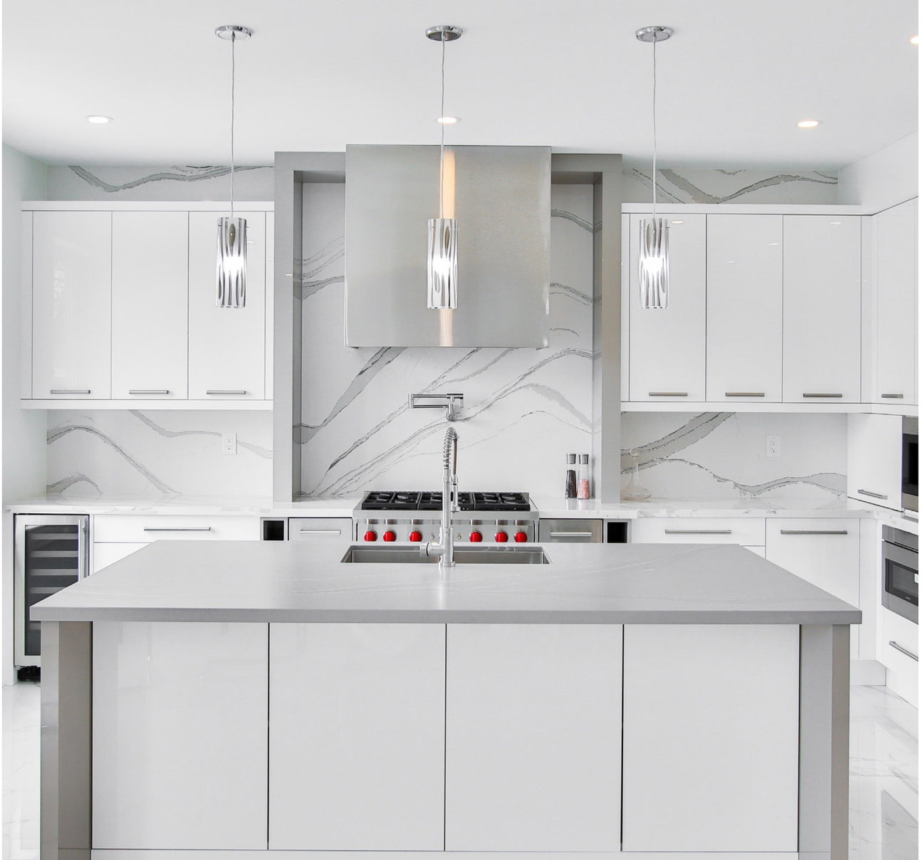 LifeArt white cabinet kitchen